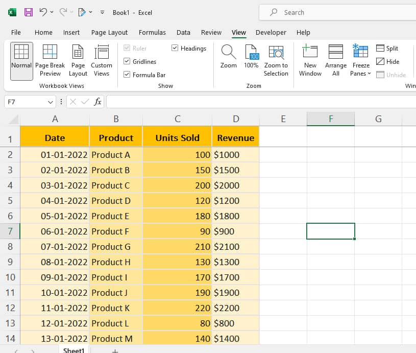 How to Freeze a Row in Excel? (2024)