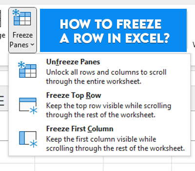 How to Freeze a Row in Excel? (2024)