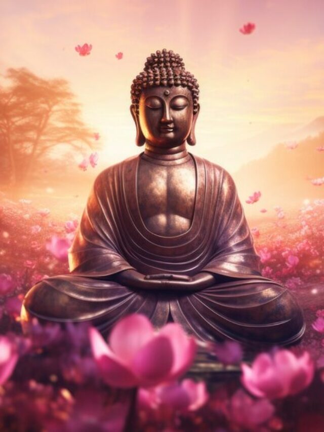 3d-rendering-buddha-statue-surrounded-by-flowers_23-2150912468