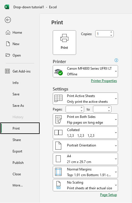 Printing Excel Spreadsheets Made Easy 2024