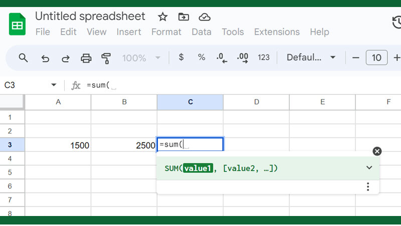 Google Sheets Formulas