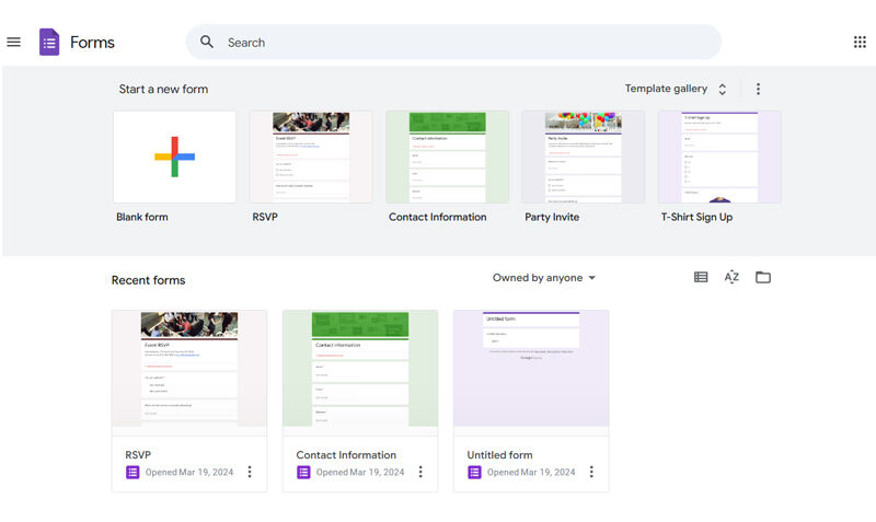 Google Forms